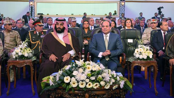 Egyptian President Abdel Fattah al-Sisi (R) and Saudi Crown Prince Mohammad Bin Salman (L) visit the city of Ismailia, Egypt March 5, 2018, in this handout picture courtesy of the Egyptian Presidency Egyptian President Abdel Fattah al-Sisi (R) and Saudi Crown Prince Mohammad Bin Salman (L) visit the city of Ismailia, Egypt March 5, 2018, in this handout picture courtesy of the Egyptian Presidency - Sputnik International