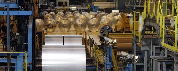 Finished galvanized steel coils await roll of the hot dip galvanizing line at ArcelorMittal Steel in Cuyahoga Heights, Ohio Friday, Feb. 15, 2013 Finished galvanized steel coils await roll of the hot dip galvanizing line at ArcelorMittal Steel in Cuyahoga Heights, Ohio Friday, Feb. 15, 2013 - Sputnik International