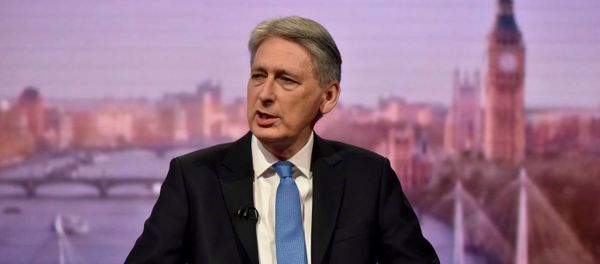 Britain's Chancellor of the Exchequer Philip Hammond attends the Marr Show at the BBC in London, March 11, 2018 Britain's Chancellor of the Exchequer Philip Hammond attends the Marr Show at the BBC in London, March 11, 2018 - Sputnik International