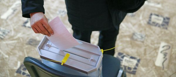 A Russian Navy sailor during the early voting for the 2018 Russian presidential election at polling station (File) A Russian Navy sailor during the early voting for the 2018 Russian presidential election at polling station (File) - Sputnik International