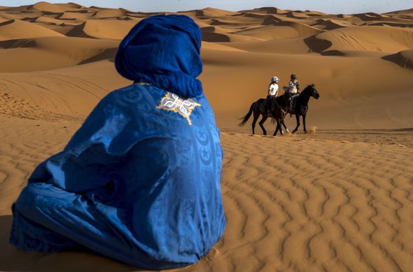 Desert Stallion Race ‘Gallops of Morocco’ Participants Endure Rough Conditions - Sputnik International