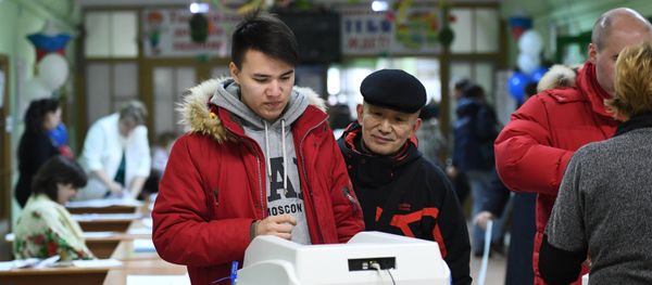 Russian presidential elections in Moscow Russian presidential elections in Moscow - Sputnik International