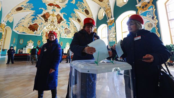 Russian presidential elections in Moscow - Sputnik International