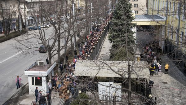 Voting at Russian presidential elections abroad - Sputnik International