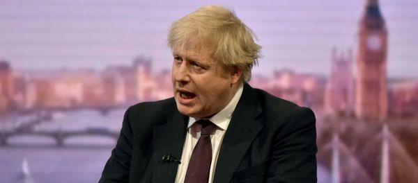 Britain's Foreign Secretary Boris Johnson is seen speaking on the BBC's Andrew Marr Show in this photograph received via the BBC in London, Britain March 18, 2018 - Sputnik International