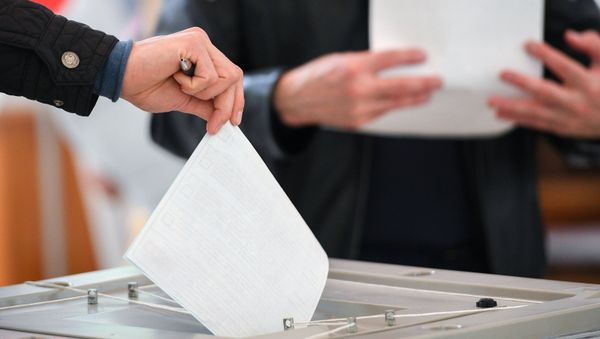 Voting at Russian presidential elections - Sputnik International