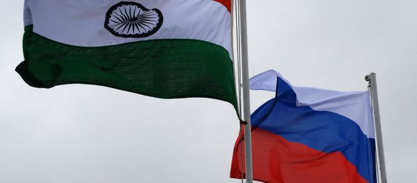 Russian and Indian national flags Russian and Indian national flags - Sputnik International