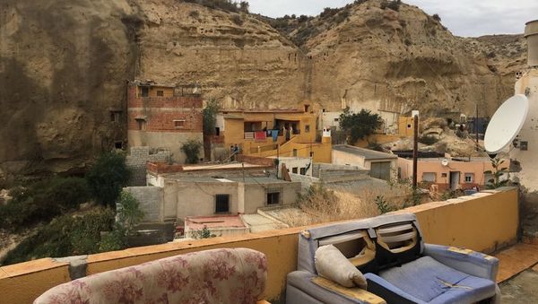 The women were forced into prostitution in cave-like homes in Spain (pictured) - Sputnik International