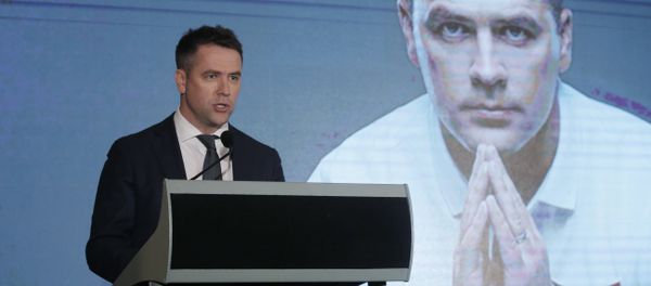 Former British football player Michael Owen speaks during a news conference in Hong Kong. File photo - Sputnik International