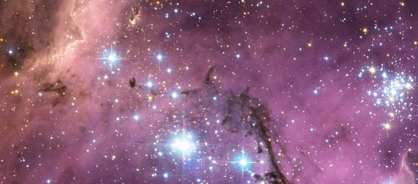 NASA image release January 23, 2013 Nearly 200 000 light-years from Earth, the Large Magellanic Cloud, a satellite galaxy of the Milky Way, floats in space, in a long and slow dance around our galaxy. - Sputnik International