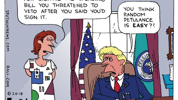 Petulant POTUS - Sputnik International