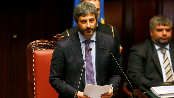 The new Chamber of Deputies president, Five Stars Movement (M5S) Roberto Fico speaks at the Chamber of Deputies during the second session day since the March 4 national election in Rome, Italy - Sputnik International