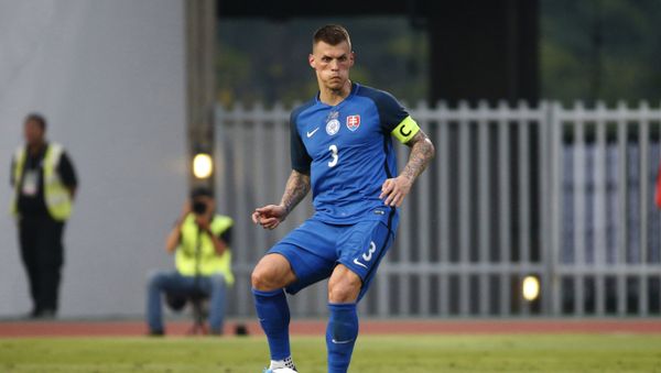 Martin Skrtel of Slovakia control the ball during their King Cup 2018 soccer match at Rajamangala national stadium in Bangkok, Thailand, Thursday, March 22, 2018 - Sputnik International