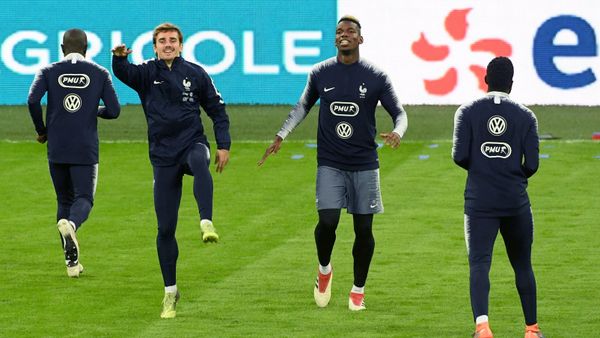 Football. French national team holds training session - Sputnik International