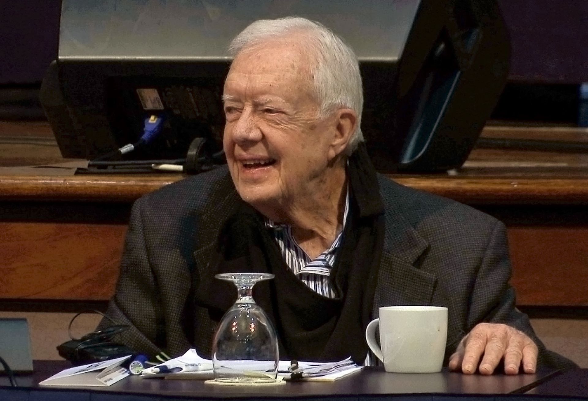 In this image taken from video, former President Jimmy Carter speaks at the annual Human Rights Defenders Forum at The Carter Center, Tuesday, May 9, 2017, in Atlanta - Sputnik International, 1920, 17.06.2022