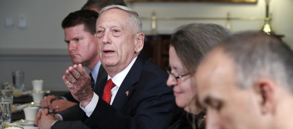 Secretary of Defense Jim Mattis answers a question from a reporter during his meeting with Indonesia's Minister of Foreign Affairs Retno Marsudi, Monday, March 26, 2018, at the Pentagon - Sputnik International