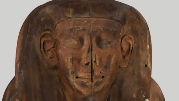 Human remains found inside Egyptian coffin previously thought to be empty - Sputnik International