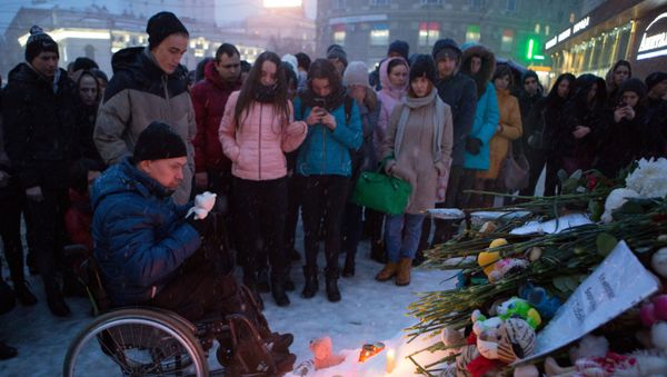 Russia Mourns Kemerovo Mall Fire Victims - Sputnik International
