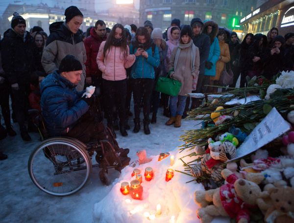 Russia Mourns Kemerovo Mall Fire Victims Russia Mourns Kemerovo Mall Fire Victims - Sputnik International