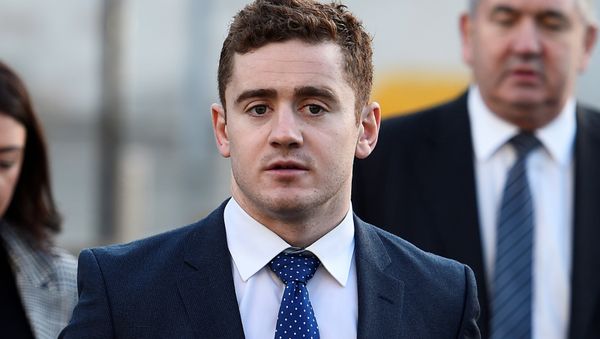 Ulster and Ireland rugby player Paddy Jackson arrives at Laganside Court in Belfast, Northern Ireland, January 29, 2018. REUTERS/Clodagh Kilcoyne/File Photo - Sputnik International