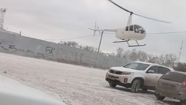 Tambov. The helicopter flew directly to the parking lot at Stroydepo - Sputnik International