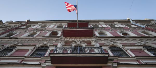 The US flag flies at the US consulate in St. Petersburg, Russia, Friday, March 30, 2018. The US flag flies at the US consulate in St. Petersburg, Russia, Friday, March 30, 2018. - Sputnik International