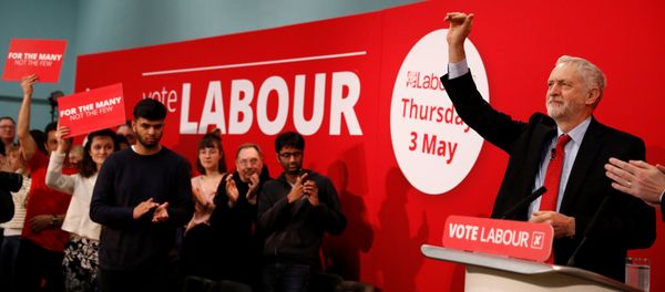 The leader of Britain's opposition Labour Party, Jeremy Corbyn, delivers a speech at the official launch of Labour's local election campaign in Manchester, Britain, March 22, 2018 - Sputnik International