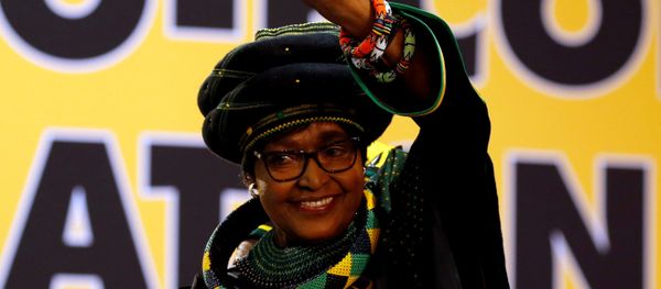 Winnie Madikizela Mandela, ex-wife of former South African president Nelson Mandela, gestures to supporters at the 54th National Conference of the ruling African National Congress (ANC) at the Nasrec Expo Centre in Johannesburg, South Africa December 16, 2017 Winnie Madikizela Mandela, ex-wife of former South African president Nelson Mandela, gestures to supporters at the 54th National Conference of the ruling African National Congress (ANC) at the Nasrec Expo Centre in Johannesburg, South Africa December 16, 2017 - Sputnik International