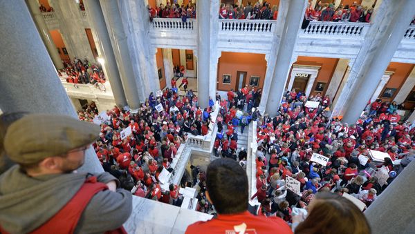Teacher Protests Kentucky - Sputnik International