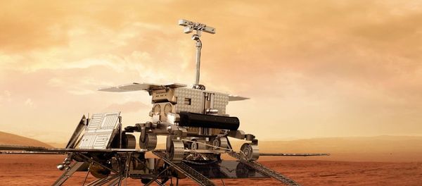 A model of the ExoMars rover to be used by the European Space Agency to drill on the Red Planet in 2020. - Sputnik International