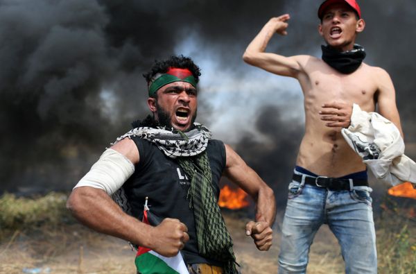 Palestinians' Mass Protests on Gaza Border in Pictures - Sputnik International