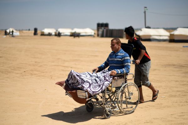 Palestinians' Mass Protests on Gaza Border in Pictures Palestinians' Mass Protests on Gaza Border in Pictures - Sputnik International