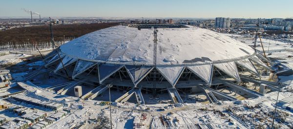 Samara Arena in Samara, a venue for the 2018 FIFA World Cup matches - Sputnik International