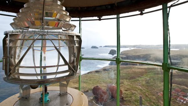 Martin Shpanberg Lighthouse on the Crab Cape, Shikotan Island, Kuril Islands Martin Shpanberg Lighthouse on the Crab Cape, Shikotan Island, Kuril Islands - Sputnik International
