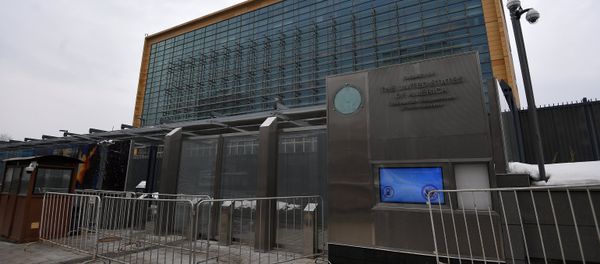 The US Embassy in Bolshoi Devyatinsky Pereulok, Moscow - Sputnik International
