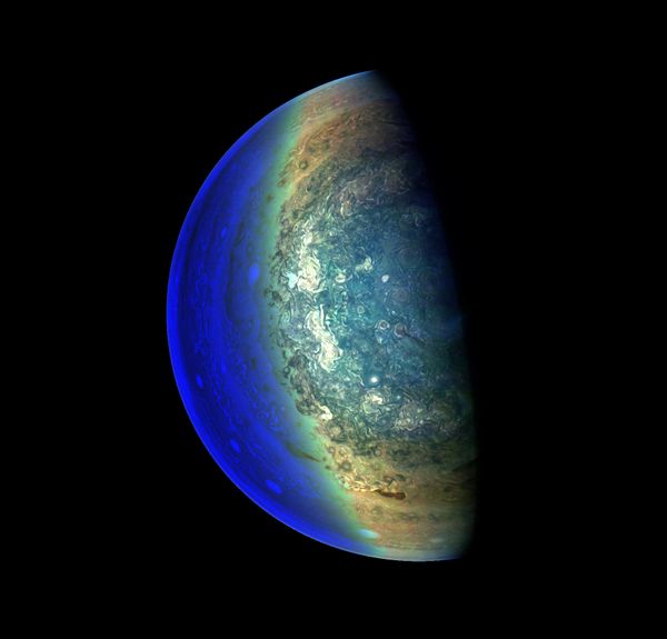 Cloudy South Pole of Jupiter - Sputnik International
