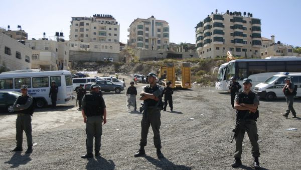 Israeli security officers in the Arab east Jerusalem neighborhood of Beit Hanina. (File) Israeli security officers in the Arab east Jerusalem neighborhood of Beit Hanina. (File) - Sputnik International