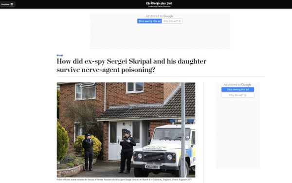 Washington Post story asking the tough questions. Washington Post story asking the tough questions. - Sputnik International