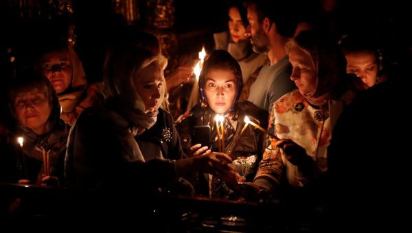 Easter Celebrations: Orthodox Christians Mark Christ's Resurrection - Sputnik International