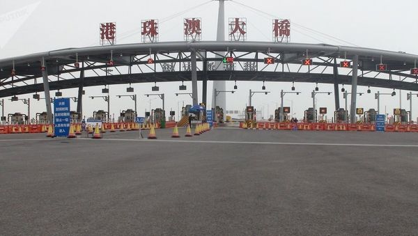 Hong Kong-Zhuhai-Macau Bridge - Sputnik International