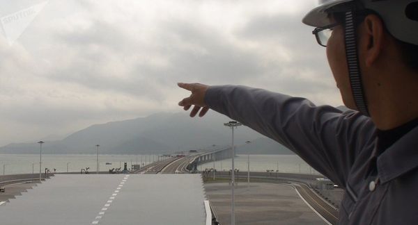 Hong Kong-Zhuhai-Macau Bridge Hong Kong-Zhuhai-Macau Bridge - Sputnik International