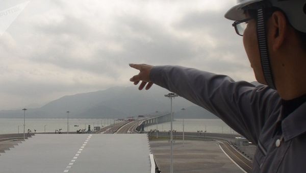 Hong Kong-Zhuhai-Macau Bridge - Sputnik International