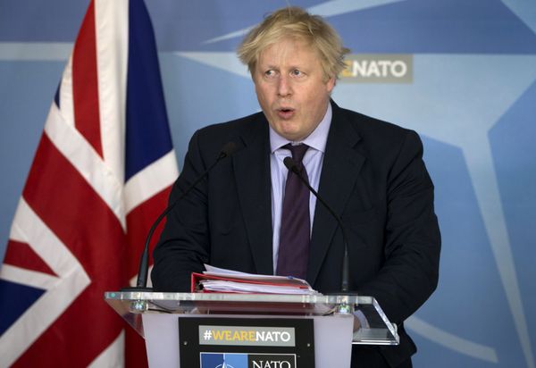 British Foreign Secretary Boris Johnson speaks during a media conference at NATO headquarters in Brussels on Monday, March 19, 2018. - Sputnik International