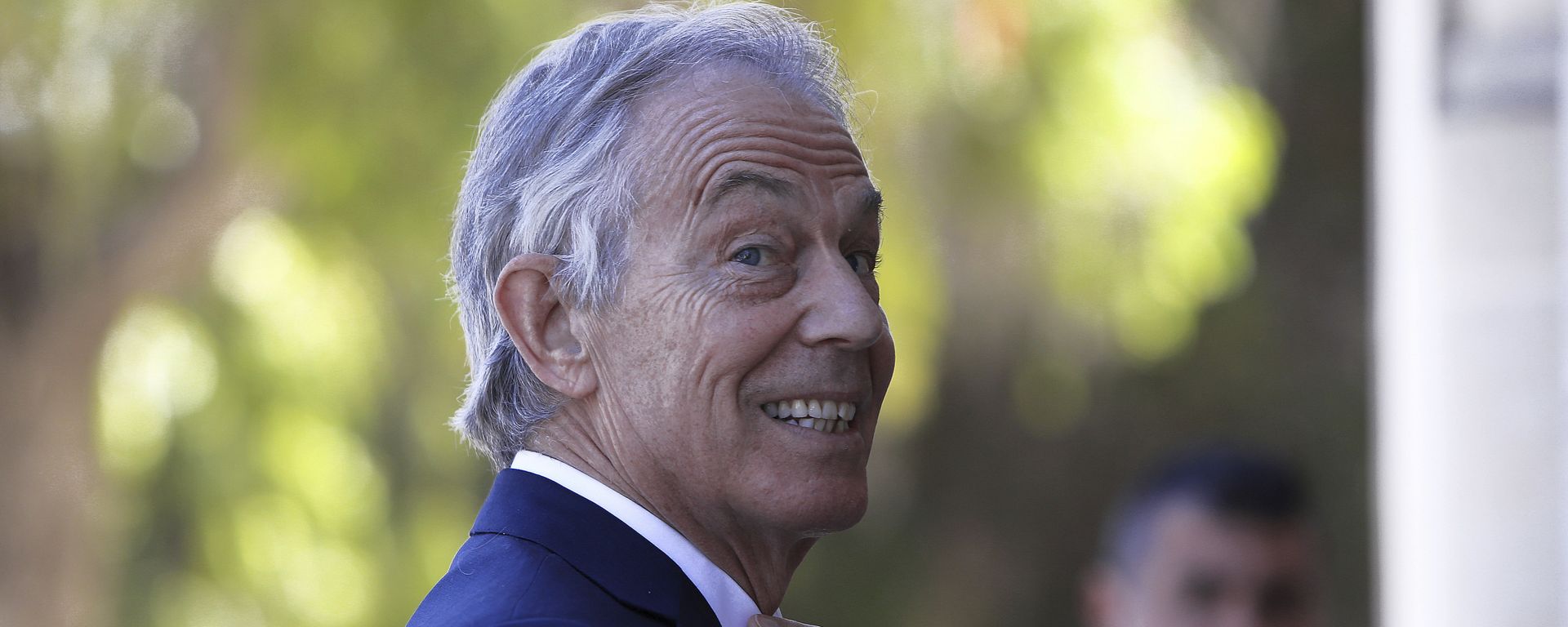 Former British Prime Minister Tony Blair arrives at the presidential palace for a meeting with Cyprus' President Nicos Anastasiades in capital Nicosia, Cyprus, Wednesday, April 4, 2018. Former British Prime Minister Tony Blair arrives at the presidential palace for a meeting with Cyprus' President Nicos Anastasiades in capital Nicosia, Cyprus, Wednesday, April 4, 2018. - Sputnik International, 1920, 10.02.2021