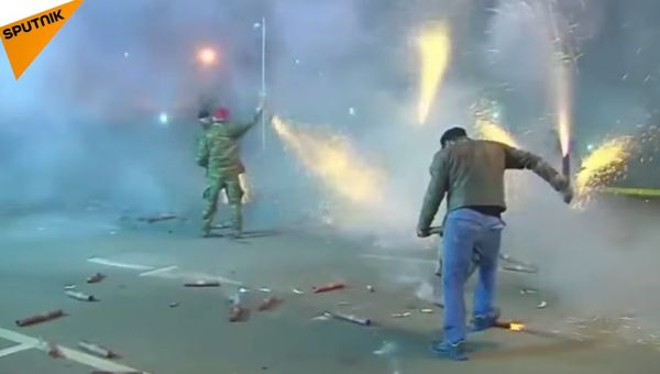Greece: Pyrotechnics Mimic Ouster Of Ottoman Forces - Sputnik International
