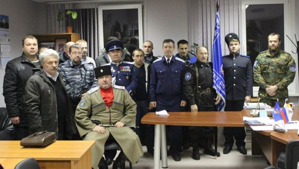 St. Petersburg's Irbis Cossack group - Sputnik International