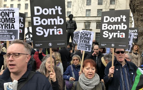 Protest against Britain and the US launching military strikes in Syria Protest against Britain and the US launching military strikes in Syria - Sputnik International
