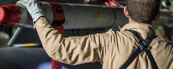 In this image released by Britain's Ministry of Defense, a Tornado pilot checks the weapons on his Tornado at Britain Royal Air Force base in Akrotiri, Cyprus, after its mission to conduct strikes in support of operations over the Middle East Saturday, April 14, 2018 In this image released by Britain's Ministry of Defense, a Tornado pilot checks the weapons on his Tornado at Britain Royal Air Force base in Akrotiri, Cyprus, after its mission to conduct strikes in support of operations over the Middle East Saturday, April 14, 2018 - Sputnik International