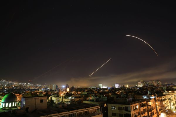 US-Led Overnight Missile Strikes Against Syria US-Led Overnight Missile Strikes Against Syria - Sputnik International