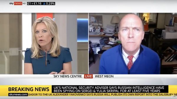 Former British general and military expert Jonathan Shaw was abruptly cut off by a Sky News host after he cast doubt on the veracity of an alleged chemical weapons attack in the Syrian city of Douma - Sputnik International